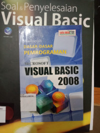 Image of Dasar Dasar Pemrograman Microsoft Visual Basis 2008