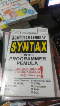 Kamus Lengkap SYNTAX Untuk Programer pemula